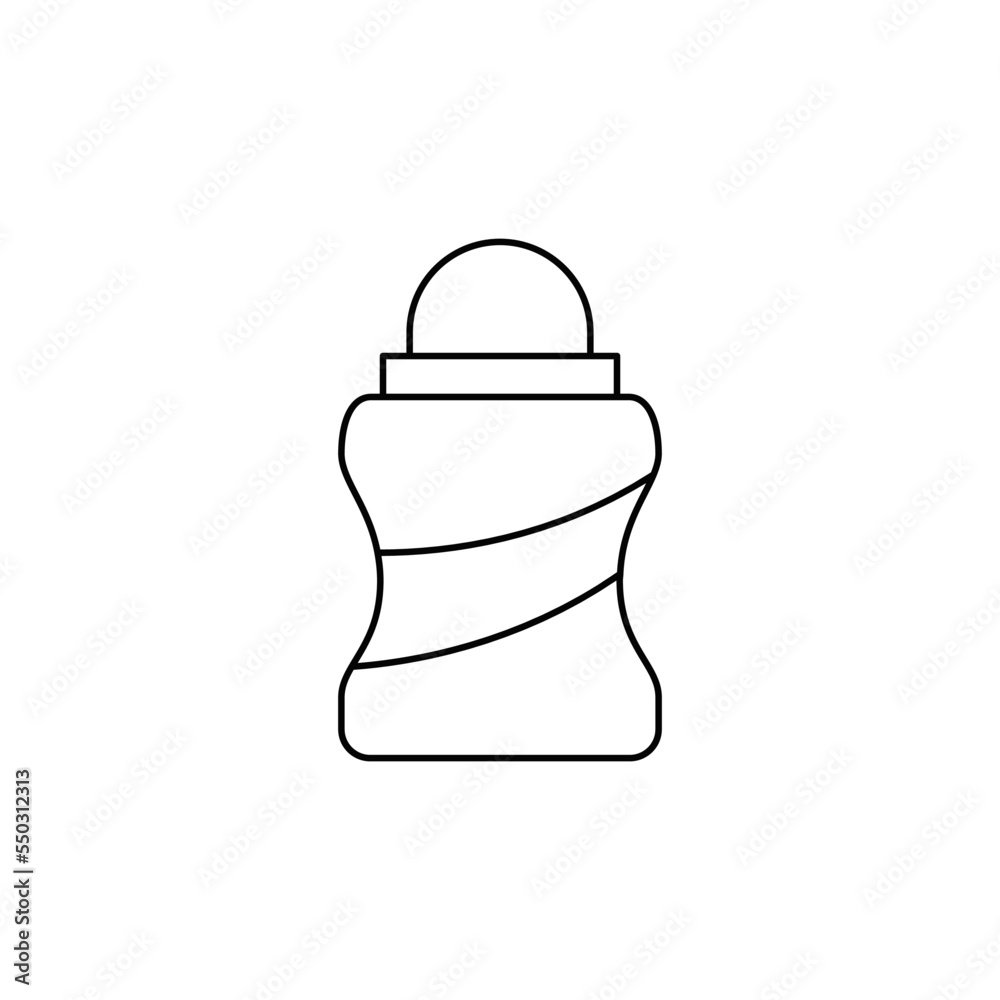 deodorant roll icon in line style icon, isolated on white background deodorant roll icon in line style icon, isolated on white background