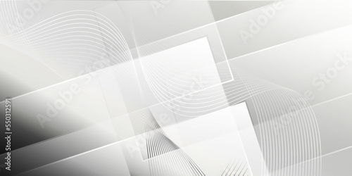 Silver luxury background. Modern flat illustration. Premium diagonal line abstract background
