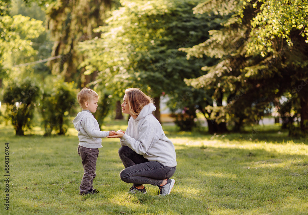 mother and son have activities together on holidays