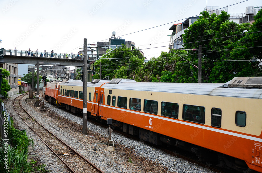 railway railroad track station train