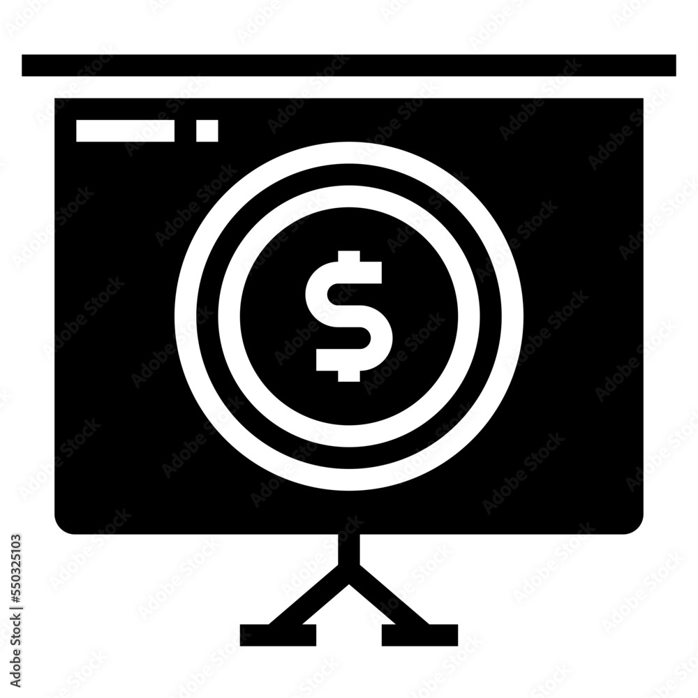 Presentation glyph icon Presentation glyph icon