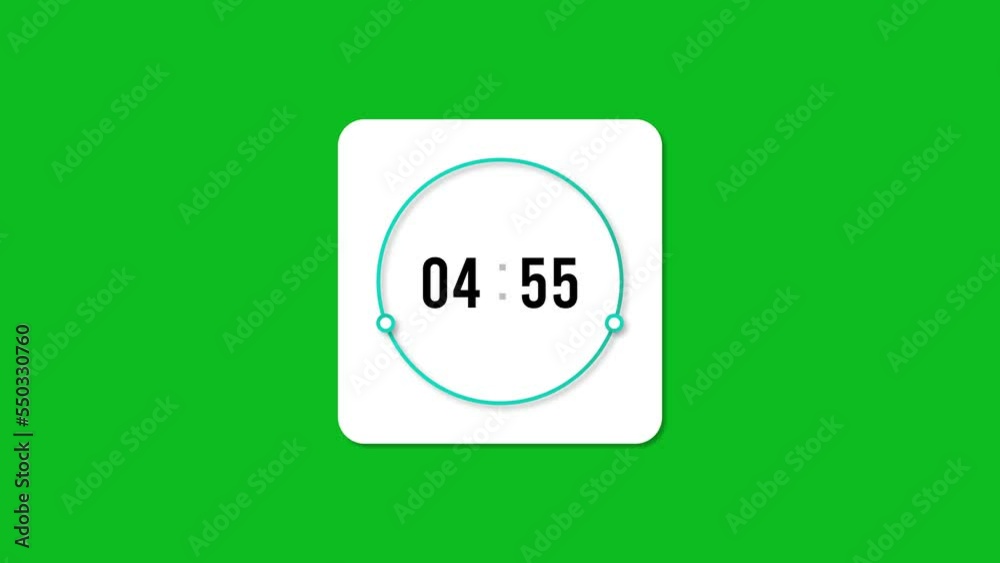 5 minute timer, Timer 5 minute, Special Clock 5 Minute countdown