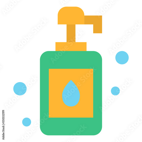 gel shampoo baby shower icon