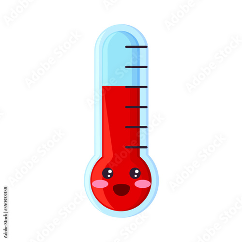 hot thermometer kawaii sky