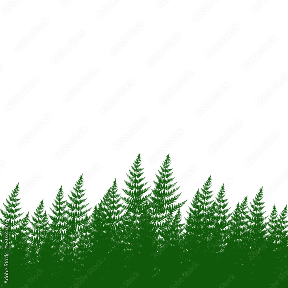 Obraz premium green christmas background