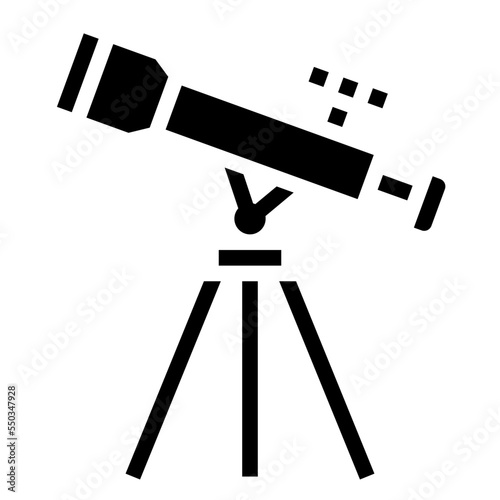 telescope star astronomy watch icon