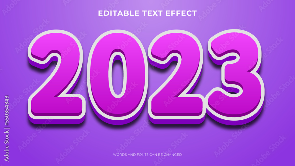 2023 text effect, 3d style text effect 2023 text effect, 3d style text effect