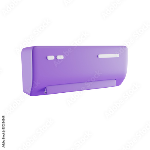 air conditioning 3d icon