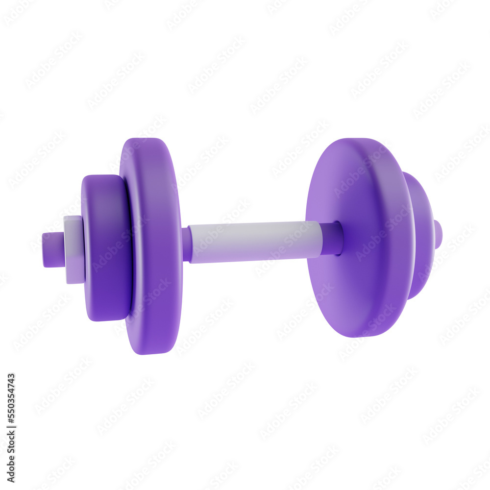 dumbbell 3d icon dumbbell 3d icon