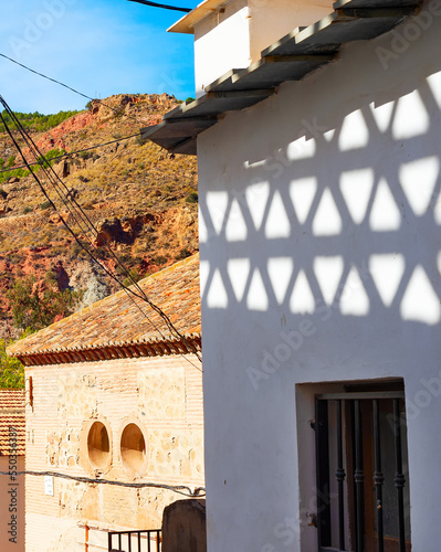 Mountain village old street...