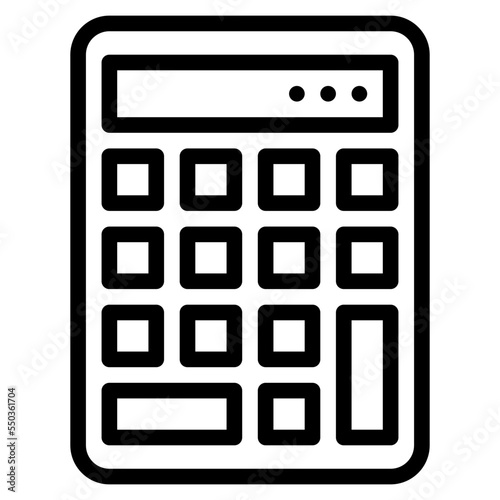calculator math education knowledge icon