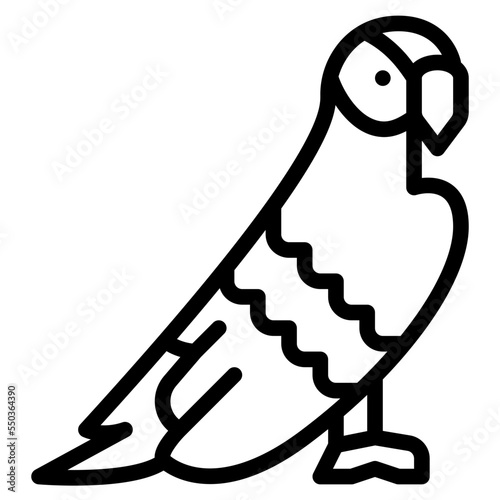 macaw animal zoo wild life icon