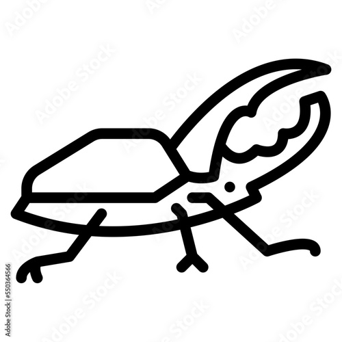 beetle animal zoo wild life icon