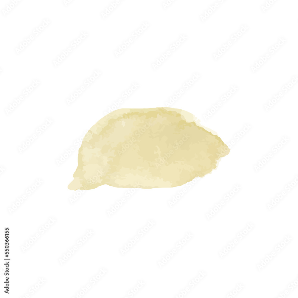 Green watercolor stain on a white background. Green watercolor stain on a white background.