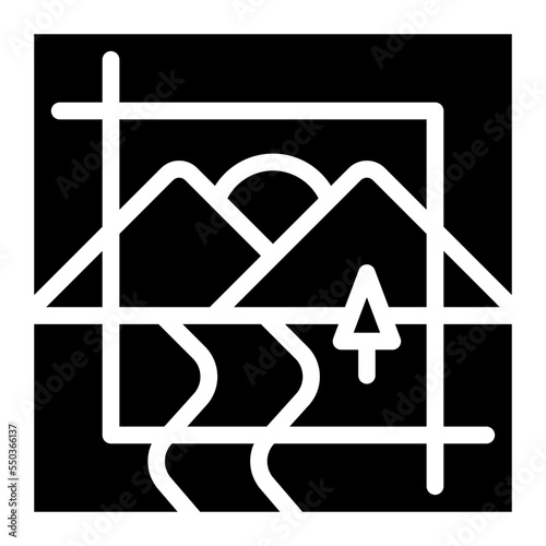 crop image design creative graphic icon