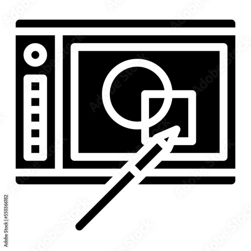 graphic tablet design creative graphic icon