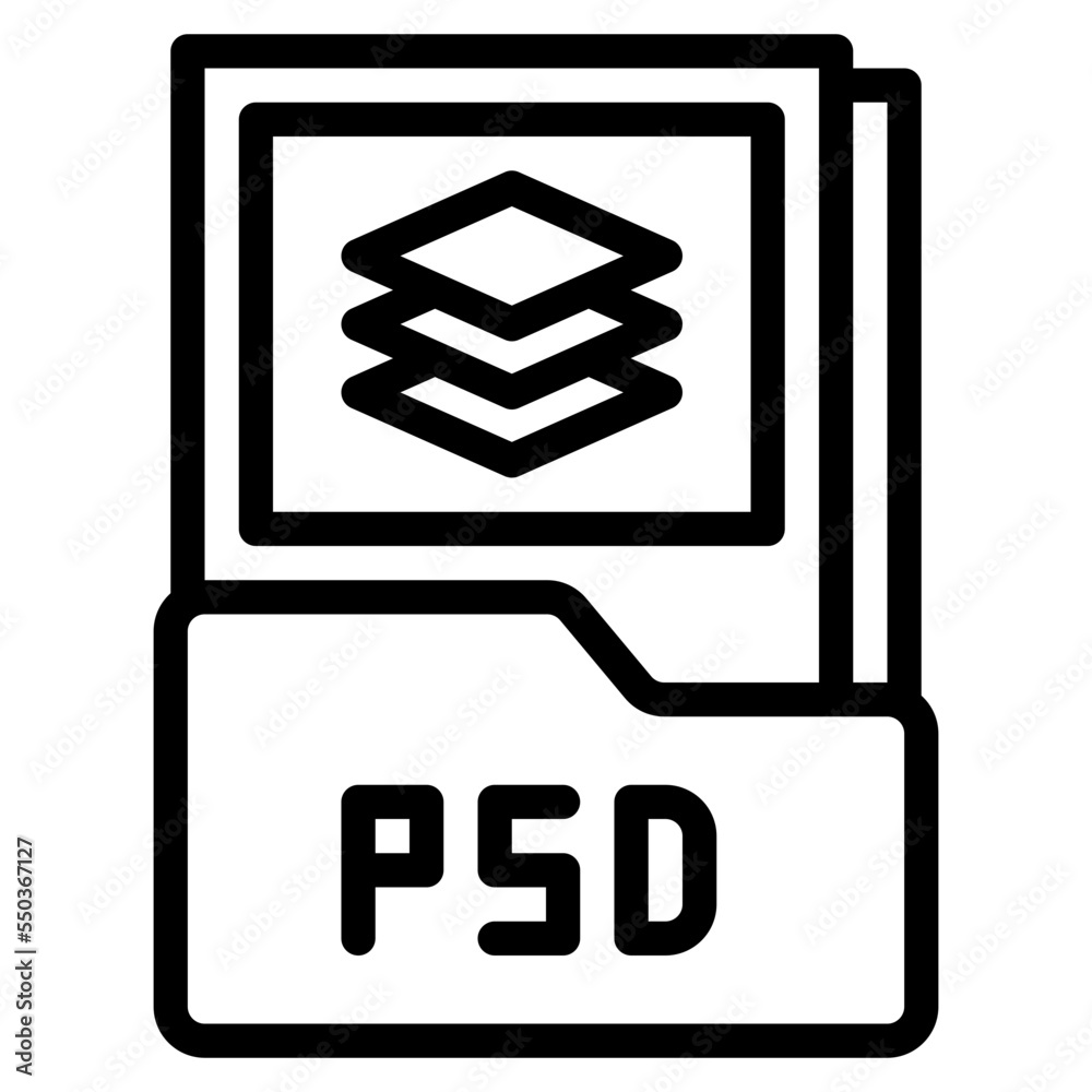 psd file format digital graphic icon