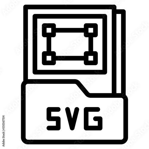 svg file format digital graphic icon