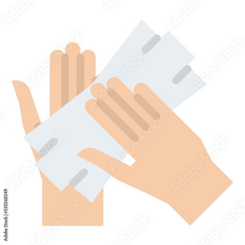 hand cleaning tissue health hygiene icon
