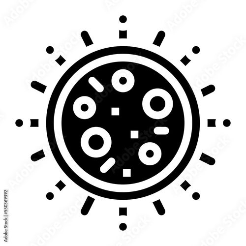 virus cell biology disease icon