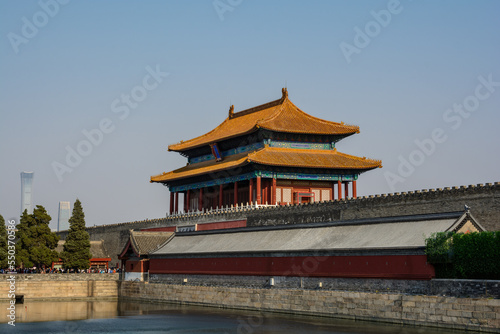 The Forbidden City. History of civilization. Beijing China