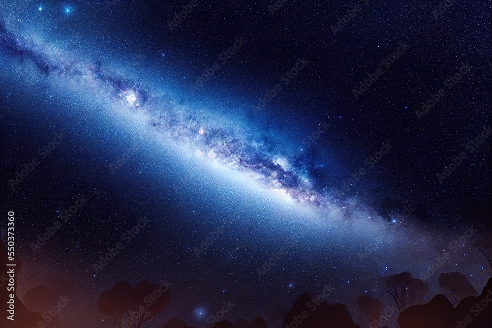 Fototapeta premium milky way , space , star