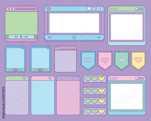 Notebook Labels Vaporwave
