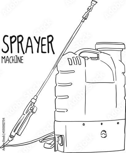 agriculture Sprayer machine for farmers, crop sprayer or liquid fertilizer applicator