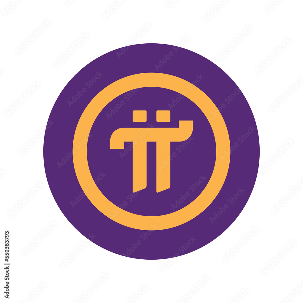 Pi Network. Pi icons. Pi network logo design. Pi network symbols. Pi logo vector design illustration for logos, icons, backgrounds, banners, templates, websites, and apps - obrazy, fototapety, plakaty 