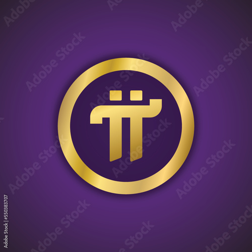 Pi Network. Pi icons. Pi network logo design. Pi network symbols. Pi logo vector design illustration for logos, icons, backgrounds, banners, templates, websites, and apps