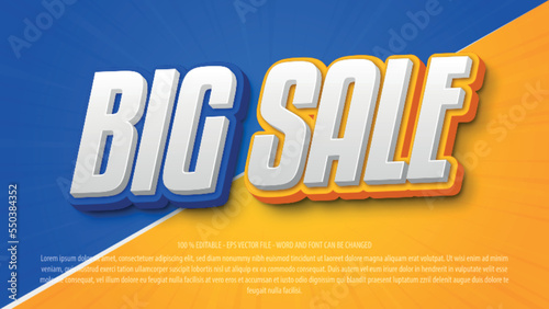 Super big sale 3d style editable text effect