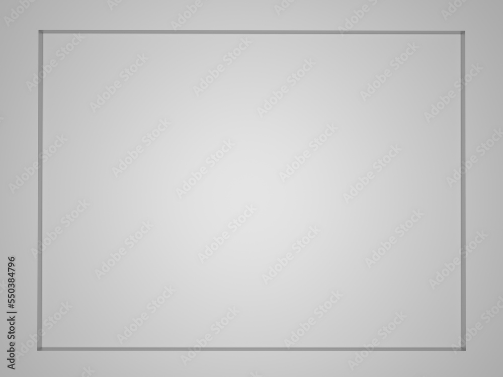 枠。額縁風。3DCG。 枠。額縁風。3DCG。