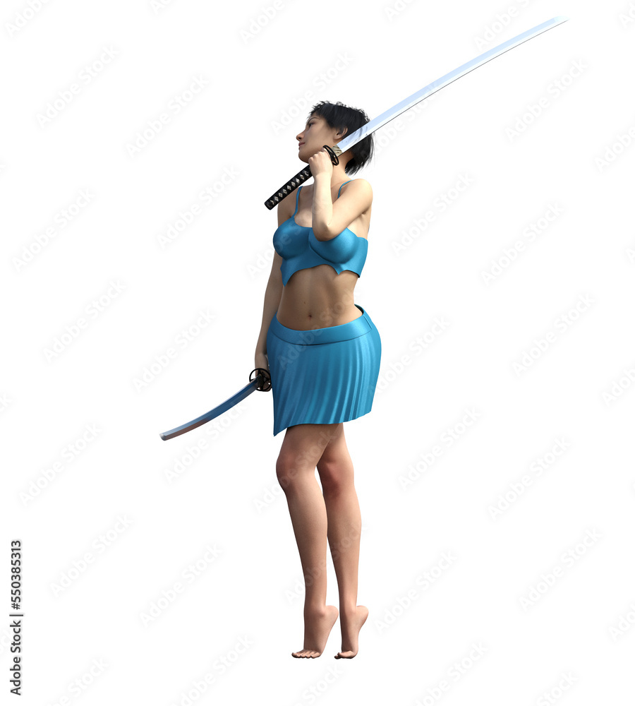 warrior woman, isolate on a transparent background, 3d illustration, cg render warrior woman, isolate on a transparent background, 3d illustration, cg render