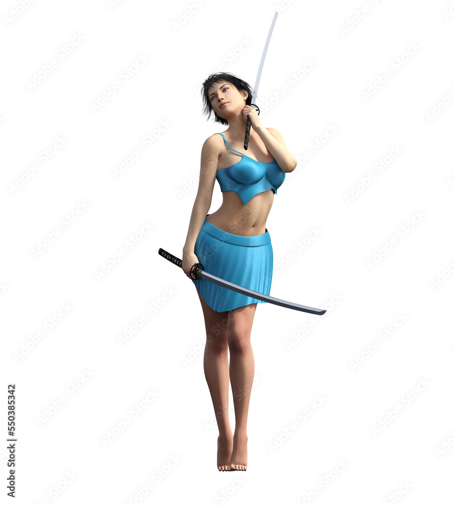 warrior woman, isolate on a transparent background, 3d illustration, cg render warrior woman, isolate on a transparent background, 3d illustration, cg render