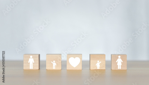 Wooden cube, family home,life insurance, adoption foster care, homeless support , mental health, homeschooling education, Autism support, parent day
