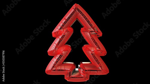 A 3D Illustration of a decorative object-artefact-art piece related to Christmas. Modelers, Decorators, Designers, and Artists must watch the mesh closely to easily make a version of their own.
