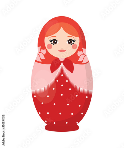 Vector of Russian nesting doll.