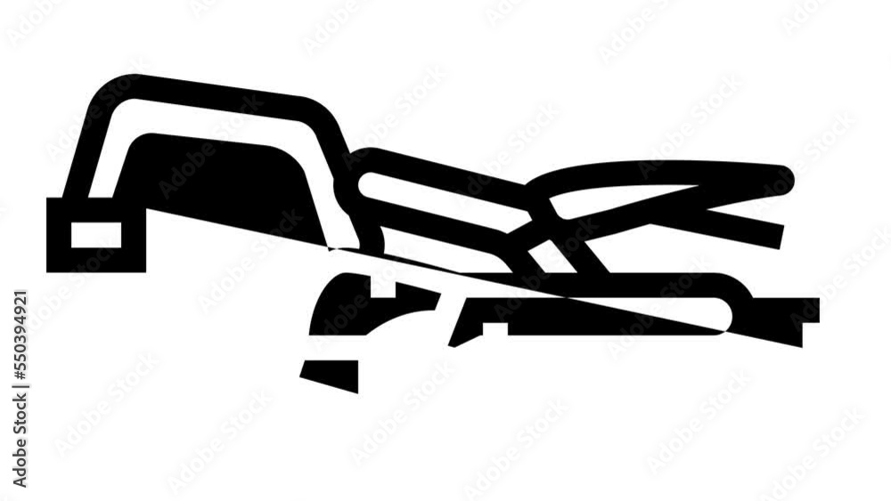 bench clamp line icon animation bench clamp line icon animation