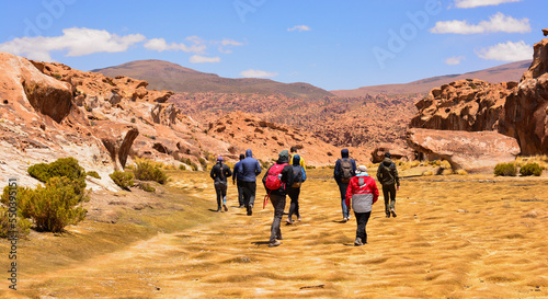 Fotografie grupo de turistas vale da anaconda