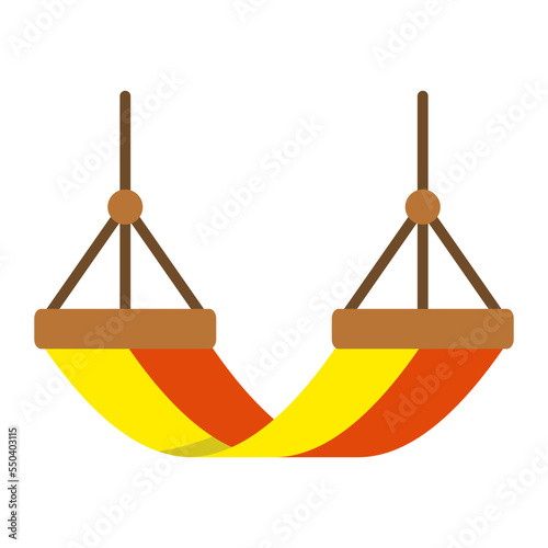 Hammock Flat Icon