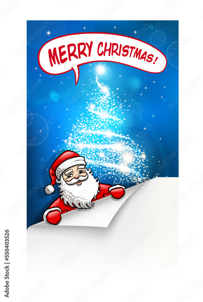 santa claus list card santa claus list card