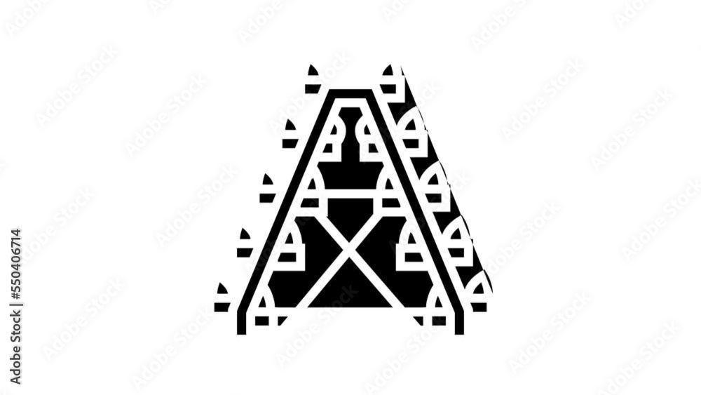 hydroponic farm machinery equipment line icon animation hydroponic farm machinery equipment line icon animation