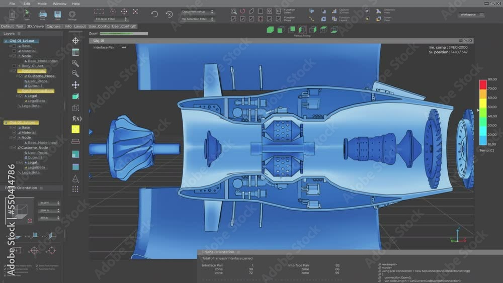 Modern engineering program interface for production of complex turbine ...