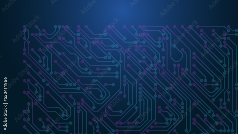 Abstract technology vectors with printed circuit board Abstract technology vectors with printed circuit board