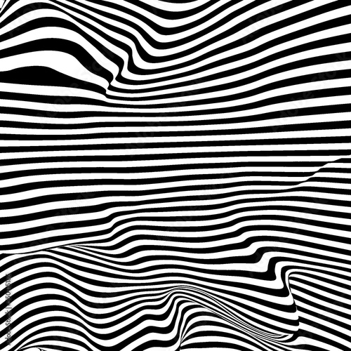 Abstract wave of white and ...