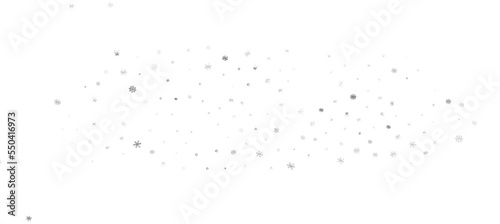 Snowflakes Falling On Snow - Winter Banner