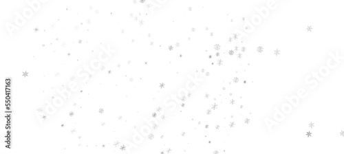 Christmas Card - Snowflakes Of Paper In Frame png