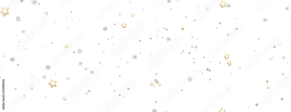 Christmas Card - Snowflakes Of Paper In Frame