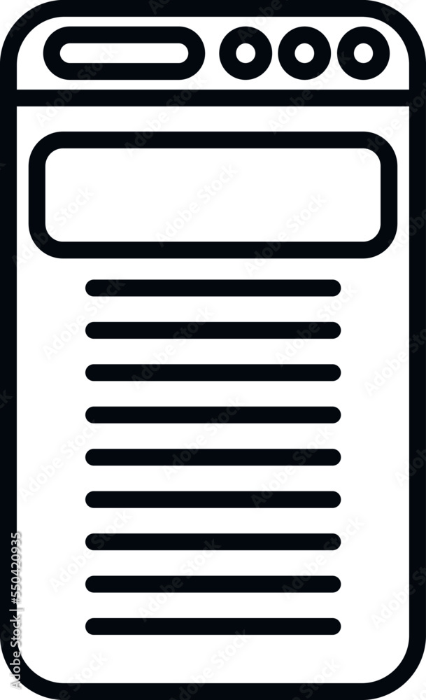 Web interface icon outline vector. Internet address. Email design Web interface icon outline vector. Internet address. Email design