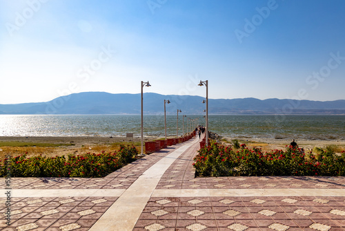 Fototapeta Naklejka Na Ścianę i Meble -  Burdur lake in summer, Turkey